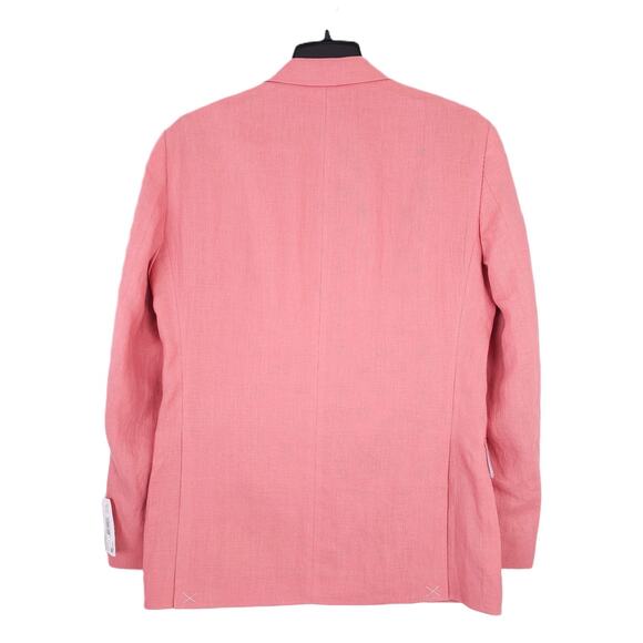 Tommy Hilfiger Men's Modern-Fit 100% Linen 2-Piece Suit Light Red 46R 40x29 NWT - Picture 4 of 13